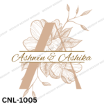 Ashwin & Ashika Wedding Logo