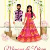 Colourful Flower Theme Wedding Invitation Video