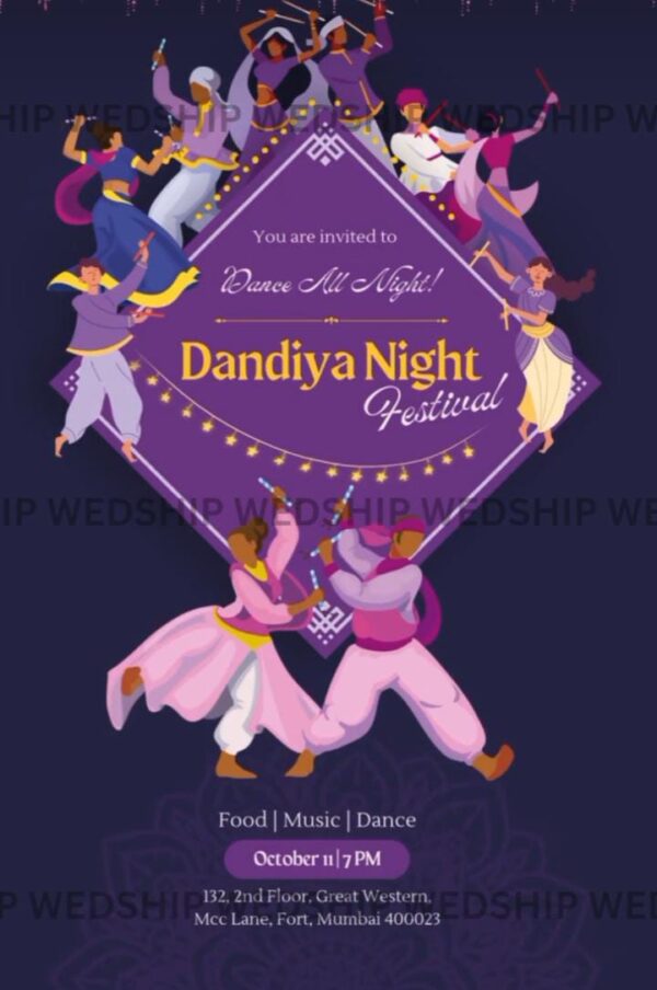 Dandiya Night Invitation Video