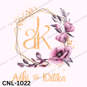 Abhi & Kritika Wedding Logo | Couple Name Logo