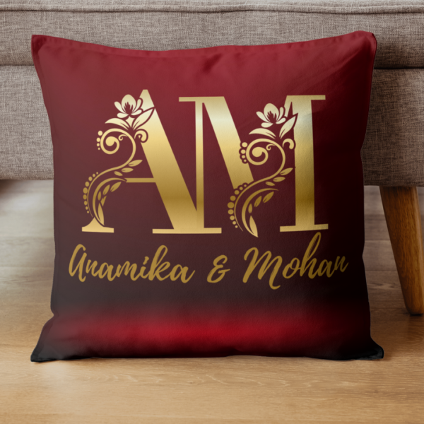 Anamika & Mohan Wedding Logo | Couple Name Logo