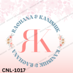 Rachana & Kanishik Wedding Logo | Couple Name Logo