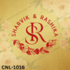 Sharvik & Rashika Wedding Logo | Couple Name Logo