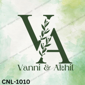 vanni & akhil Wedding Logo