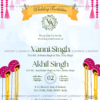 Open Air Theme Wedding Invitation Card | Digital Wedding Card