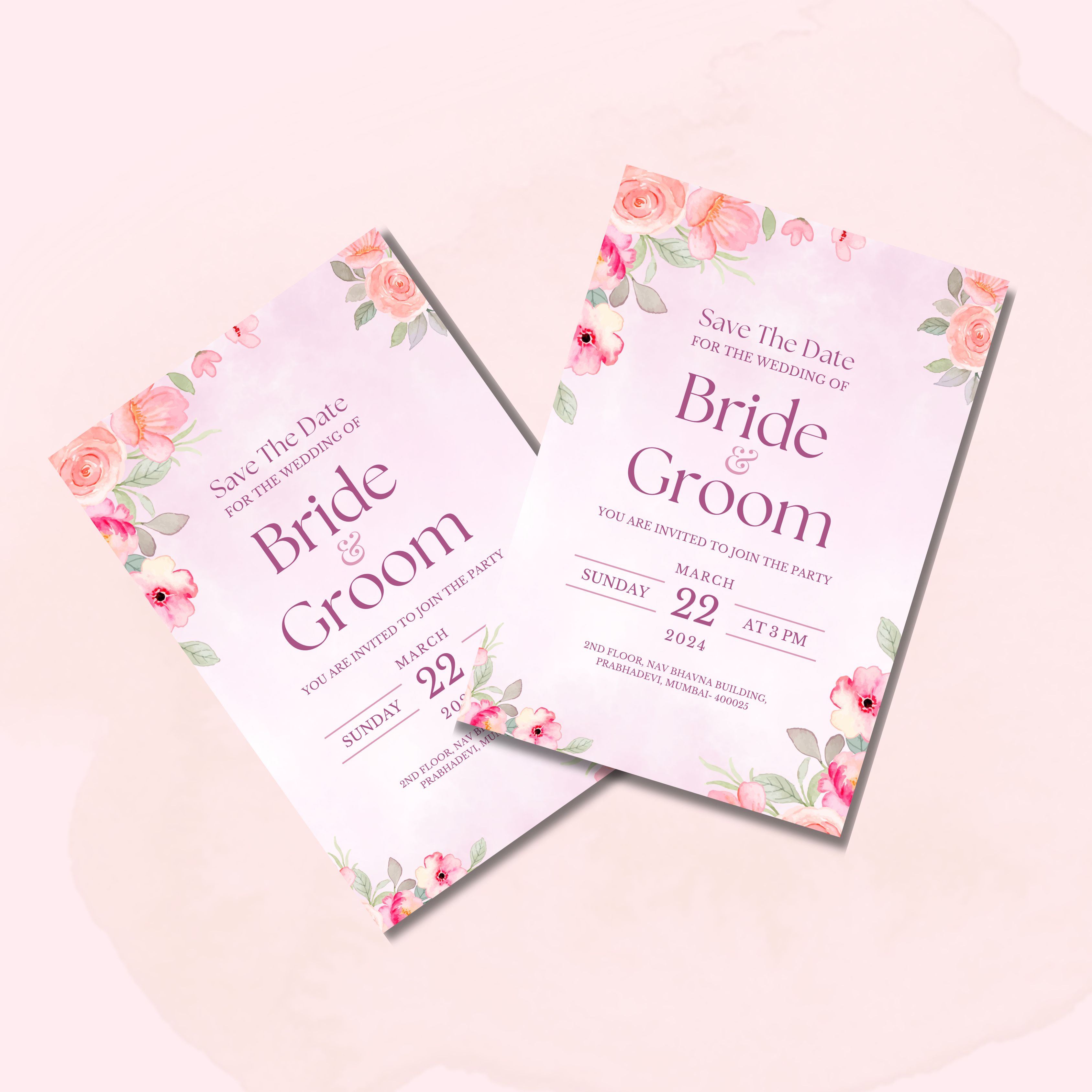 Save The Date Card - STD1001