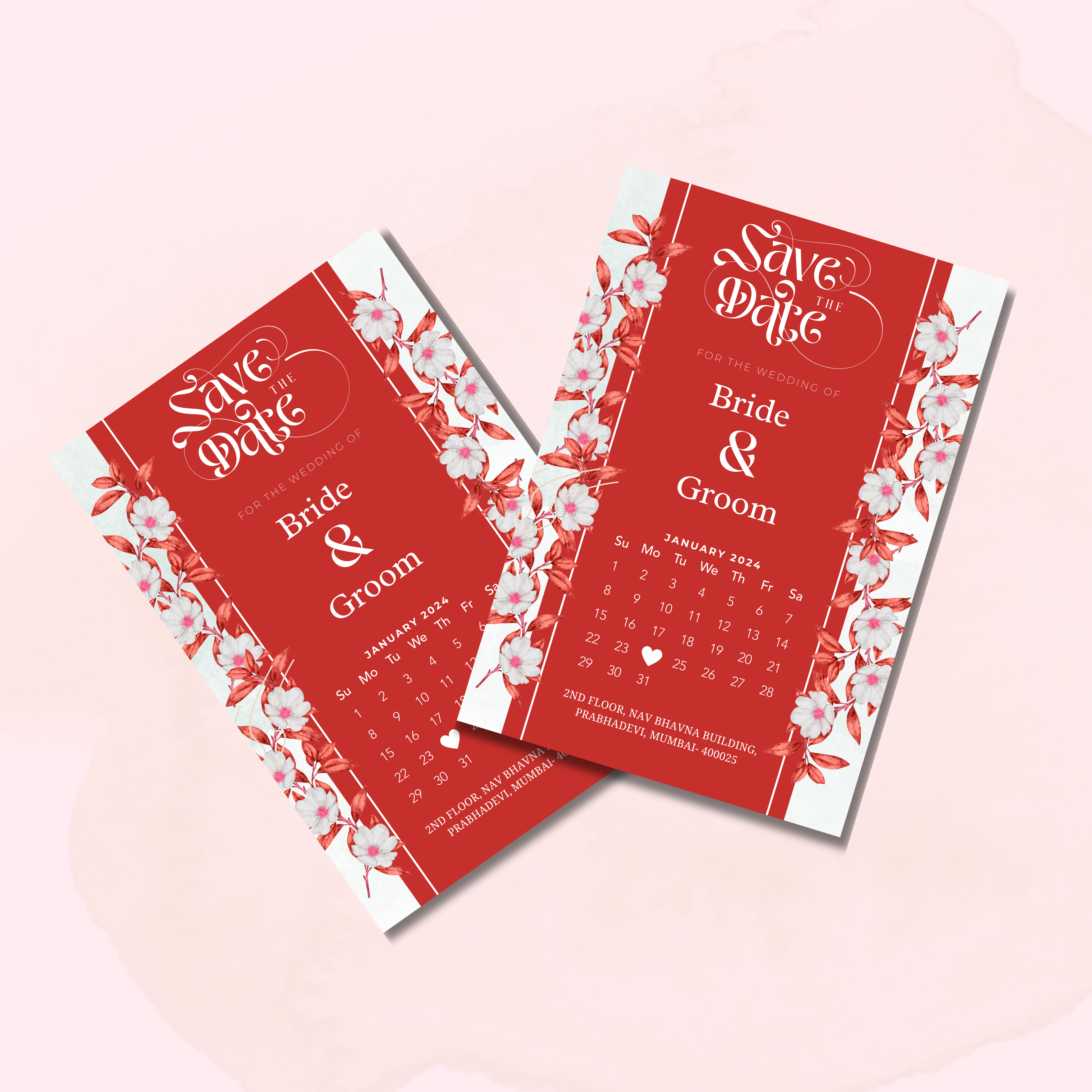 Save The Date Card - STD1002