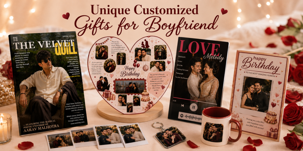 Unique Customized Gifts for Boyfriend