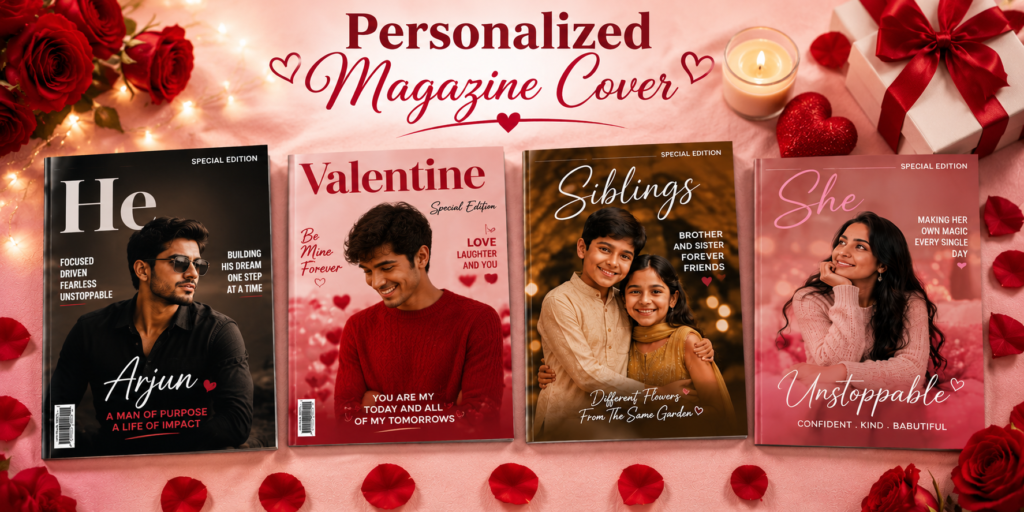 personalized magazine covers