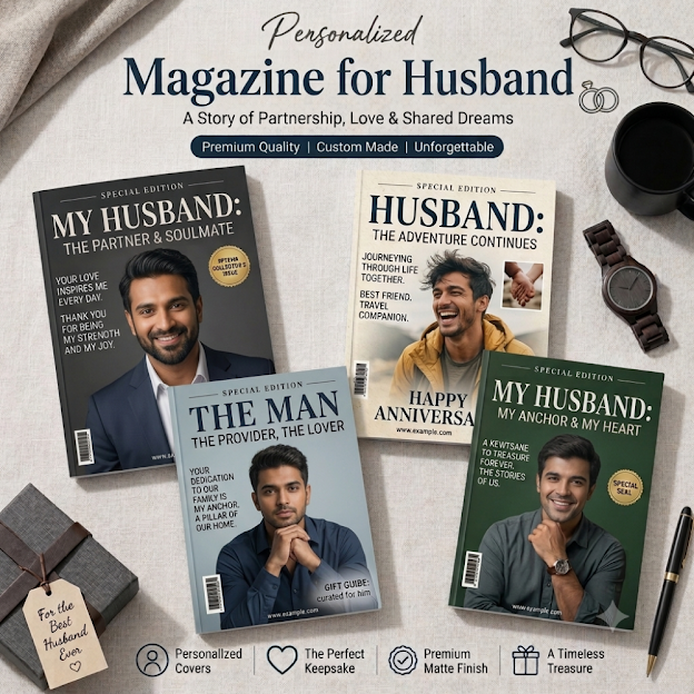 personalized magazine for husband