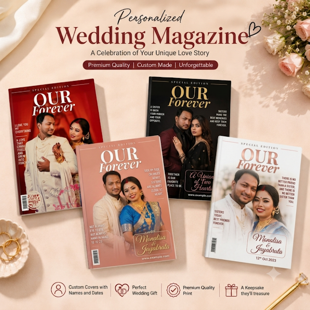 personalized wedding magazine